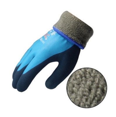 Перчатки нитриловые морозостойкие GB-303 (до -30С)- Blue
